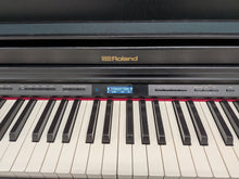 Load image into Gallery viewer, Roland LX-7 Luxury Digital Piano and stool in satin black finish Stock nr 26153