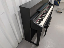 Load image into Gallery viewer, Roland LX-7 Luxury Digital Piano and stool in satin black finish Stock nr 26153