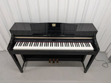 Load image into Gallery viewer, YAMAHA CLAVINOVA CLP-370PE DIGITAL PIANO IN GLOSSY BLACK stock nr 26159