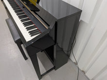 Load image into Gallery viewer, YAMAHA CLAVINOVA CLP-370PE DIGITAL PIANO + STOOL IN GLOSSY BLACK stock nr 26158