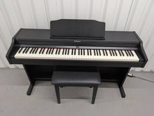 Load image into Gallery viewer, Roland RP501R digital piano and stool in satin black finish stock number 26163