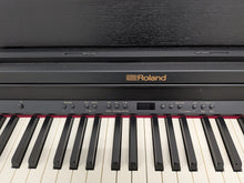 Load image into Gallery viewer, Roland RP501R digital piano and stool in satin black finish stock number 26163