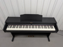 Load image into Gallery viewer, Roland RP501R digital piano and stool in satin black finish stock number 26163