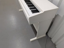 Load image into Gallery viewer, Yamaha Arius YDP-144 digital piano in satin white finish stock #26168