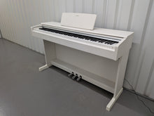 Load image into Gallery viewer, Yamaha Arius YDP-144 digital piano in satin white finish stock #26168