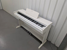Load image into Gallery viewer, Yamaha Arius YDP-144 digital piano in satin white finish stock #26168