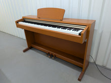 Load image into Gallery viewer, Yamaha Clavinova CLP-220 digital piano and stool in cherry wood finish stock number 26152