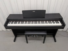 Load image into Gallery viewer, Yamaha Arius YDP-143 Digital Piano and stool in satin black finish stock #26180