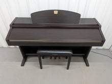 Load image into Gallery viewer, Yamaha Clavinova CLP-930 Digital Piano and stool in dark rosewood finish stock #26184