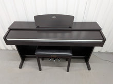 Load image into Gallery viewer, Yamaha Arius YDP-141 digital piano and stool in dark rosewood finish stock #26182