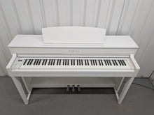 Load image into Gallery viewer, Yamaha Clavinova CLP-575 CLP-575WH in satin white finish stock #26185