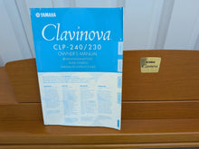 Load image into Gallery viewer, Yamaha Clavinova CLP-230C Digital Piano in cherry + matching stool stock #26178
