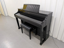 Load image into Gallery viewer, Roland HP507 digital piano and stool in polished ebony finish stock number 26194