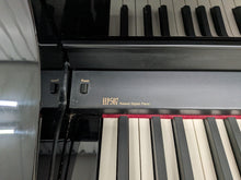 Load image into Gallery viewer, Roland HP507 digital piano and stool in polished ebony finish stock number 26194
