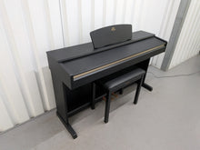 Load image into Gallery viewer, Yamaha Arius YDP-161 Digital Piano and stool in satin black clavinova keyboard stock #26195