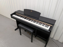 Load image into Gallery viewer, Yamaha Arius YDP-161 Digital Piano and stool in satin black clavinova keyboard stock #26195