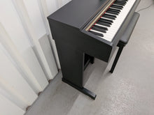 Load image into Gallery viewer, Yamaha Arius YDP-161 Digital Piano and stool in satin black clavinova keyboard stock #26195