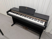 Load image into Gallery viewer, Yamaha Arius YDP-161 Digital Piano and stool in satin black clavinova keyboard stock #26195