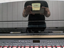 Load image into Gallery viewer, YAMAHA CLAVINOVA CLP-370PE DIGITAL PIANO + STOOL IN GLOSSY BLACK stock nr 26193
