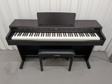Load image into Gallery viewer, Yamaha Arius YDP-164 Digital Piano and stool in rosewood, clavinova keyboard stock # 26209