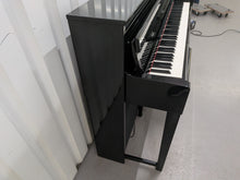 Load image into Gallery viewer, Yamaha Clavinova CLP-585 digital piano and stool in glossy black stock #26208