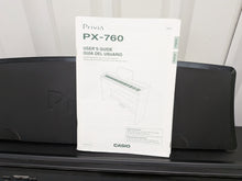 Load image into Gallery viewer, Casio Privia PX-760 Slim Digital Piano slim in satin black stock number 26215