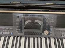 Load image into Gallery viewer, Yamaha Clavinova CVP-405PE digital piano arranger polished black stock 26187