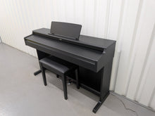Load image into Gallery viewer, Yamaha Arius YDP-165 digital piano and stool in satin black stock #26218