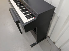 Load image into Gallery viewer, Yamaha Arius YDP-165 digital piano and stool in satin black stock #26218