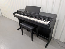 Load image into Gallery viewer, Yamaha Arius YDP-165 digital piano and stool in satin black stock #26218