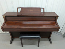 Load image into Gallery viewer, Yamaha Clavinova CLP-880 digital piano and stool in mahogany finish stock number 26206
