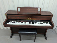 Load image into Gallery viewer, Yamaha Clavinova CLP-880 digital piano and stool in mahogany finish stock number 26206