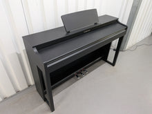 Load image into Gallery viewer, Yamaha clavinova CLP-525 digital piano in satin black colour stock # 26224