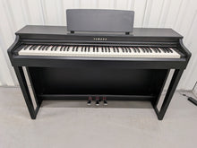 Load image into Gallery viewer, Yamaha clavinova CLP-525 digital piano in satin black colour stock # 26224