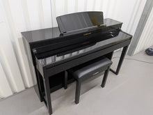 Load image into Gallery viewer, Yamaha Clavinova CLP-470 digital piano polished ebony glossy black stock #26225