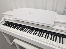 Load image into Gallery viewer, Yamaha Clavinova CSP-150 Digital Piano and stool in satin white stock nr 26207