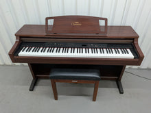 Load image into Gallery viewer, Yamaha Clavinova CLP-860 Digital Piano and stool in mahogany stock # 26231