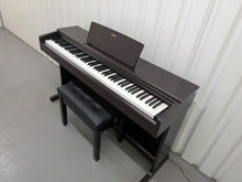 Load image into Gallery viewer, Yamaha Arius YDP-144 digital piano and stool in dark rosewood finish stock #26239