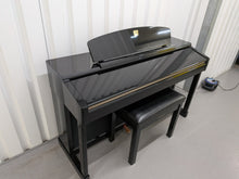 Load image into Gallery viewer, Yamaha Clavinova CLP-170PE Digital Piano glossy black polished ebony stock #26238