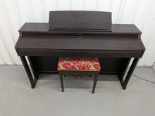 Load image into Gallery viewer, Roland HP203 digital piano and stool in dark rosewood finish stock number 26213
