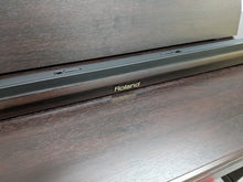 Load image into Gallery viewer, Roland HP203 digital piano and stool in dark rosewood finish stock number 26213