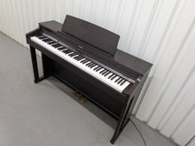 Load image into Gallery viewer, Roland HP203 digital piano and stool in dark rosewood finish stock number 26213