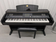 Load image into Gallery viewer, Yamaha Clavinova CVP-403 Polished black ebony Digital Piano arranger stock #26144