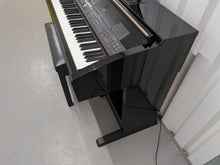 Load image into Gallery viewer, Yamaha Clavinova CVP-403 Polished black ebony Digital Piano arranger stock #26144