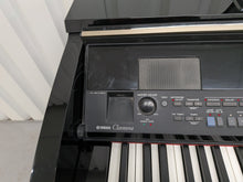 Load image into Gallery viewer, Yamaha Clavinova CVP-403 Polished black ebony Digital Piano arranger stock #26144