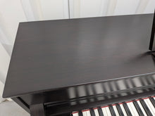 Load image into Gallery viewer, Yamaha Clavinova CLP-575 digital piano and stool in dark rosewood finish stock #26240