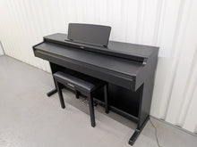 Load image into Gallery viewer, Yamaha Arius YDP-165 digital piano and stool in satin black stock #26243