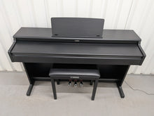 Load image into Gallery viewer, Yamaha Arius YDP-165 digital piano and stool in satin black stock #26243