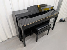 Load image into Gallery viewer, YAMAHA CLAVINOVA CLP-370PE DIGITAL PIANO AND STOOL IN GLOSSY BLACK stock nr 26245