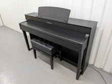 Load image into Gallery viewer, Yamaha Clavinova CLP-645 in satin black finish + stool stock nr 26241